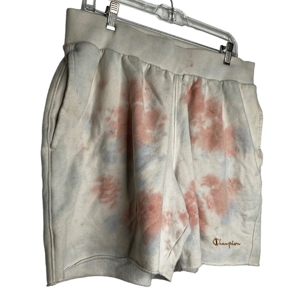 Champion Tie Dye Thick Drawstring Shorts - Picture 3 of 4